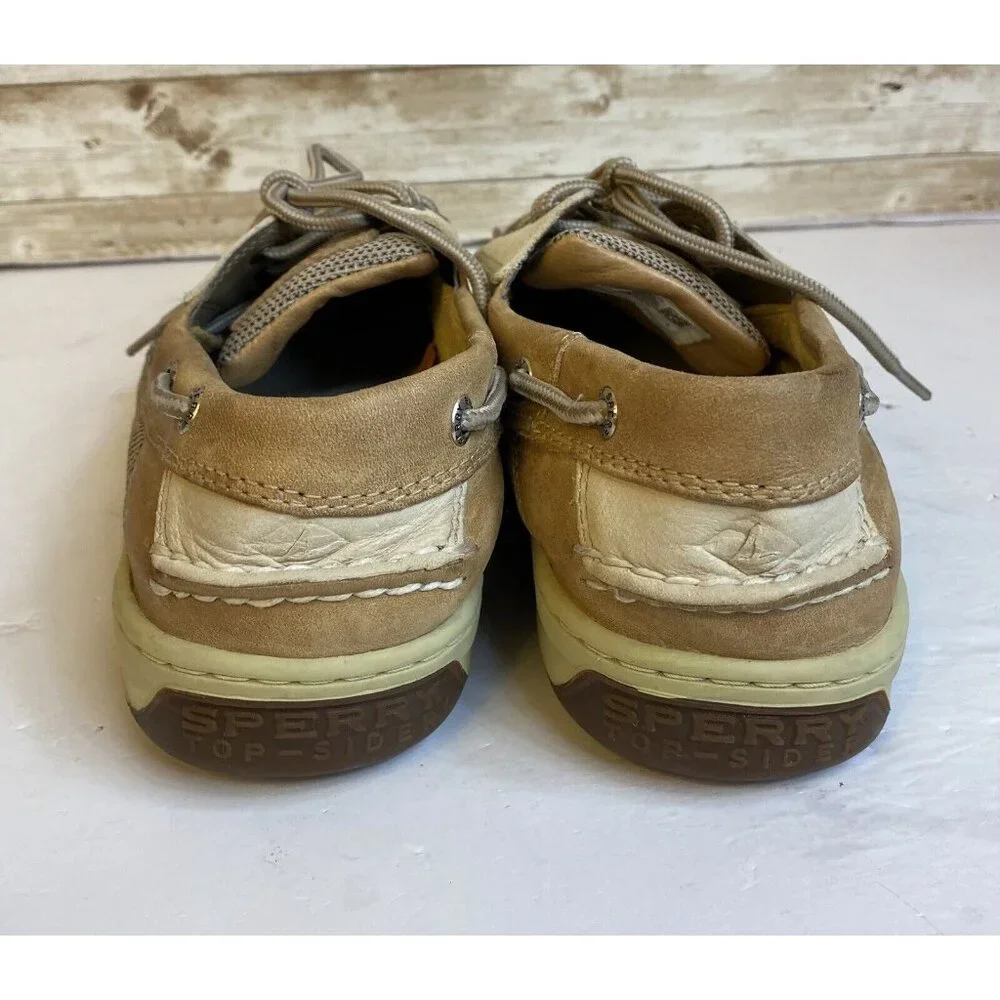 Sperry Mens Top-Sider Billfish 3-Eye Size 8.5 Wide Boat Shoes Camel 0799023